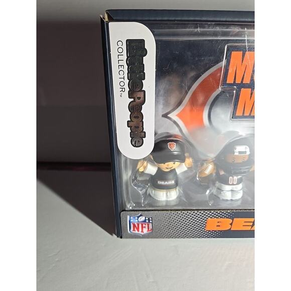 Fisher-Price Little People Collector NFL- CHICAGO BEARS -Exclusive Set NEW - Picture 10 of 11